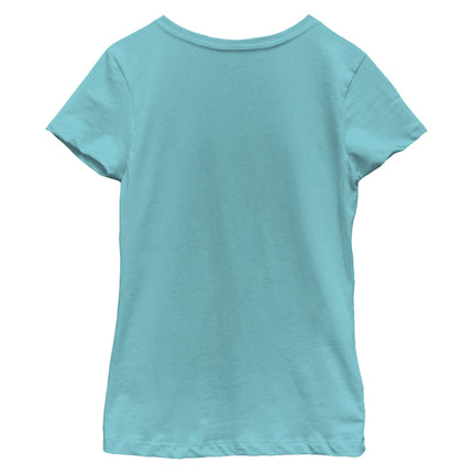 Disney Little, Big Dumbo Friends Help You Fly Girls Short Sleeve Tee Shirt, Tahi Blue, X-Small