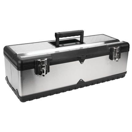 CAJA DE HERRAMIENTAS DE ACERO DE 26 PULGADAS PERFORMANCE TOOL W54026 CON BANDEJA PORTAHERRAMIENTAS DESMONTABLE
