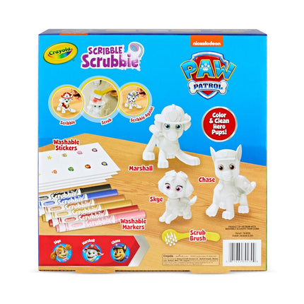 Crayola Scribble Scrubbie PAW Patrol Juego de Figuras, Juguetes y Regalos Personalizables de PAW Patrol para Niños Pequeños, Actividad de Colorear Reutilizable, de 3 años en adelante