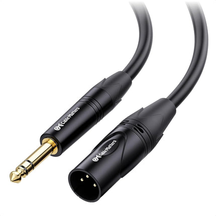 Cable Matters 6.35mm (1/4 Inch) to XLR Male to Male Cable 15 Feet