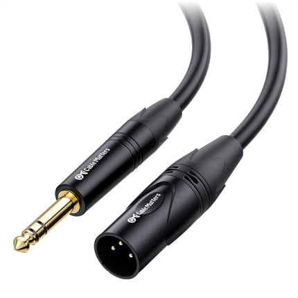 Cable Matters 6.35mm (1/4 Inch) to XLR Male to Mal