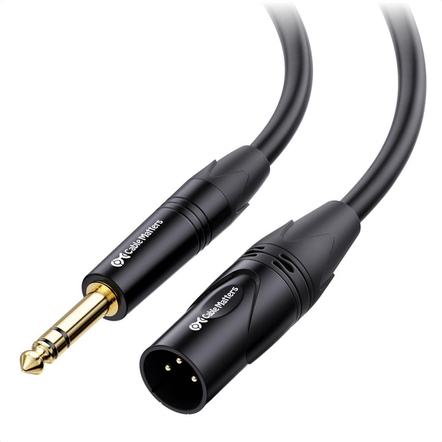 Cable Matters 6.35mm (1/4 Inch) to XLR Male to Mal