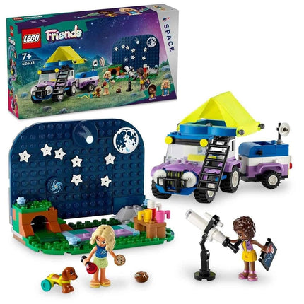 LEGO Friends Stargazing Camping Vehicle Set with 4