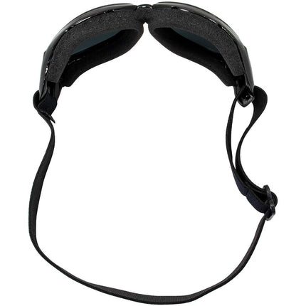 Global Vision Eliminator Dirt Bike Padded Motorcycle Riding Goggles for Men and Women (Black Frame/Smoke Lens) (Black Frame/Dark Smoke Lens)