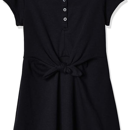 Nautica Girls' School Uniform Short Sleeve Polo Dr