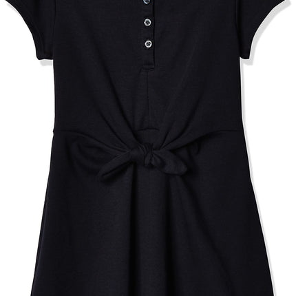Nautica Girls' School Uniform Short Sleeve Polo Dr