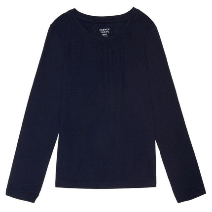 French Toast Girls' Big Long Sleeve Crewneck Tee, 