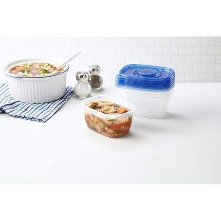 Glad Food Storage Containers - Soup and Salad Container - 24 Ounce - 5 Containers