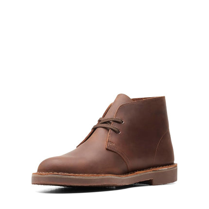 Clarks - Mens Bushacre 3 Boots, 9.5 UK Wide, Dark Brown Leather