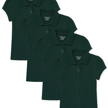 The Children's Place Girls' Short Sleeve Ruffle Pi