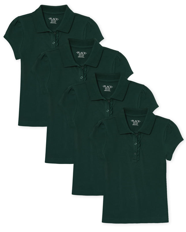 The Children's Place Girls' Short Sleeve Ruffle Pi