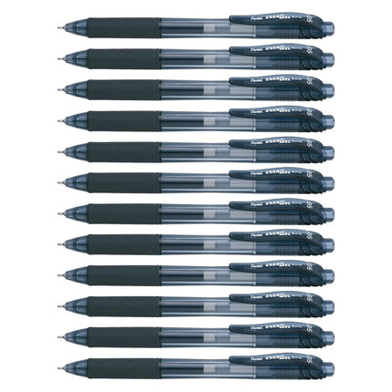 Pentel BLN105 Gel Ink Rollerball Pens with Click T