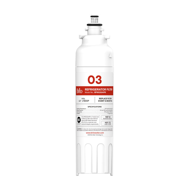 Brio 6020A Refrigerator Water Filter Replacement f