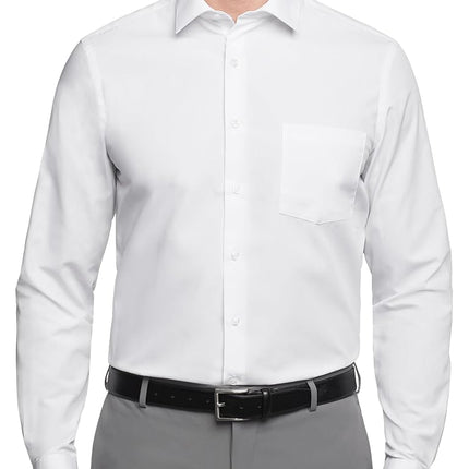 Van Heusen Men's Regular Fit Poplin Solid Spread C