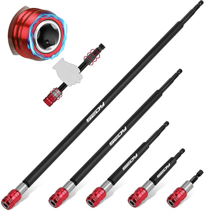 SEDY 5-Piece Magnetic Screwdriver Bit Holder Set, 