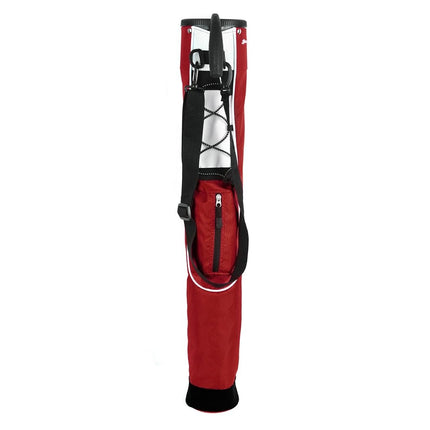Orlimar Pitch 'n Putt Golf Lightweight Stand Carry Golf Club Bag for Men and Women, Brick Red