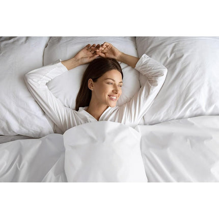 Sleep Philosophy Duvet Cover Queen Size Waterproof Comforter Protector for All Seasons, 3M Scotchgard Moisture Wicking Treatment Duvet Protector with Zipper Flap White