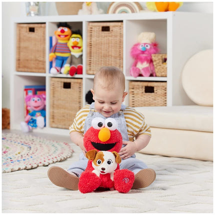 GUND Sesame Street Peluche animée officielle « Furry Friends Forever Dance & Play » Elmo et Tango, jouet sensoriel en peluche pour les 1 an et plus, rouge/crème, 33 cm