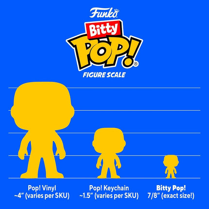 Funko Bitty POP! 4-Pack: TMNT - Shredder, Raphael, Donatello, Leonardo