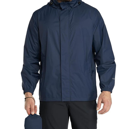33,000ft Packable Rain Jacket Men's Lightweight Wa