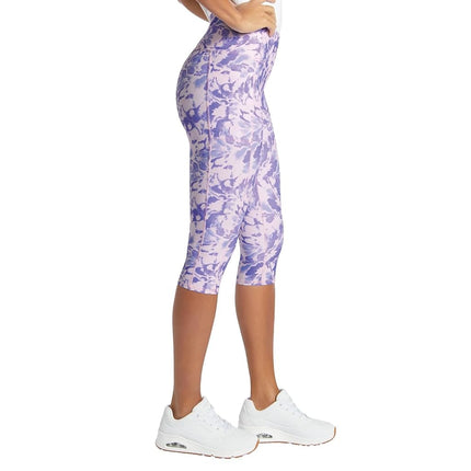 Skechers Women's GO Walk Printed Capri, Purple/White, L