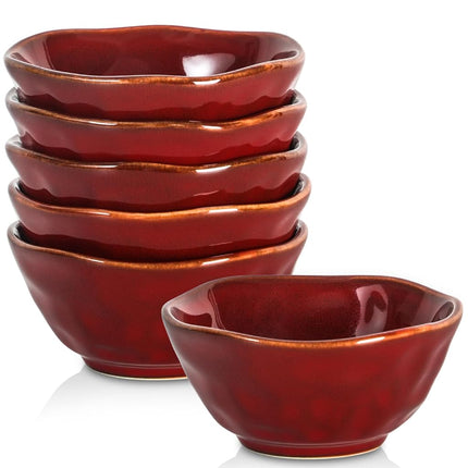 vicrays Ceramic Small Dessert Bowls Set - 10 oz, S
