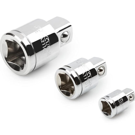 TEKTON 1/4, 3/8, 1/2 Inch Drive Mini Extension Set (3-Piece) | SHA99020