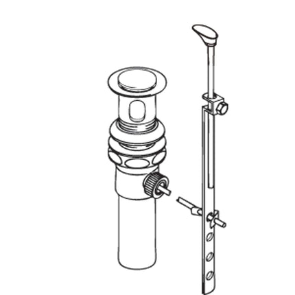 Moen 104775 Kit de servicio de piezas de repuesto comerciales, cromo
