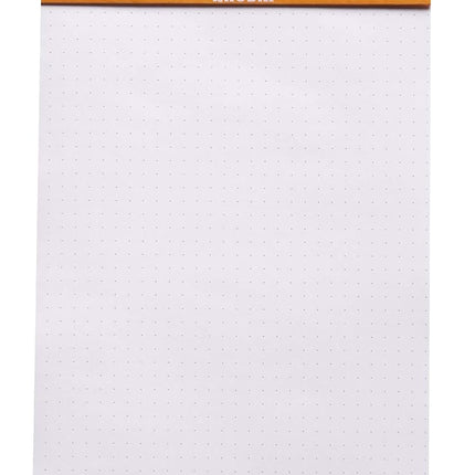 RHODIA 16558C - Dot pad Stapled Notepad N°16 Orange - A5 - Dot Dotted - 80 Detachable Sheets - White Clairefontaine Paper 80 g/m - Soft and Resistant Coated Card Cover - Basics