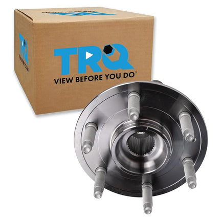 TRQ Front Wheel Bearing & Hub Assembly Compatible 
