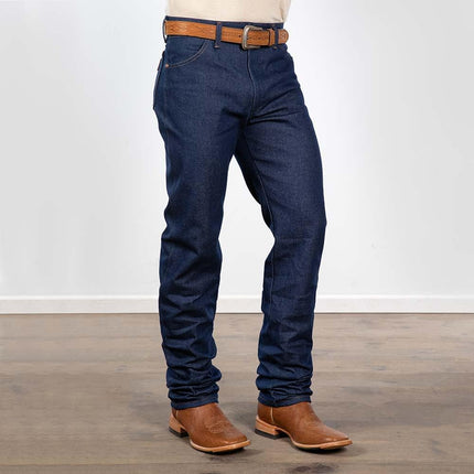 Wrangler Men's 13MWZ Cowboy Cut Original Fit Jean, Prewashed Indigo, 44W x 34L