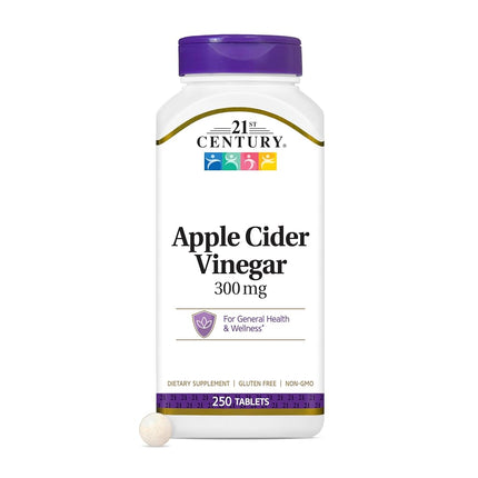 21st Century Apple Cider Vinegar 300mg Tablets, 25