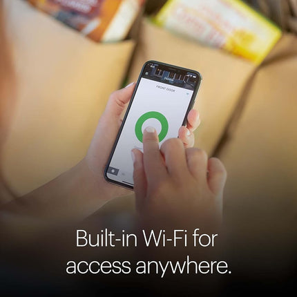 August Wi-Fi, Serrure Intelligente (4e génération) – S'adapte à Votre Serrure Existante en Quelques Minutes, Noir Mat