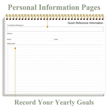 Weekly Productivity Planner - 8.5" x 11" Dashboard Desk Notepad Has 6 Focus Areas to List Tasks for Goals, Projects, Clients, Academic or Meal-Organize Your Daily Work Efficiently, 54 Weeks, Green