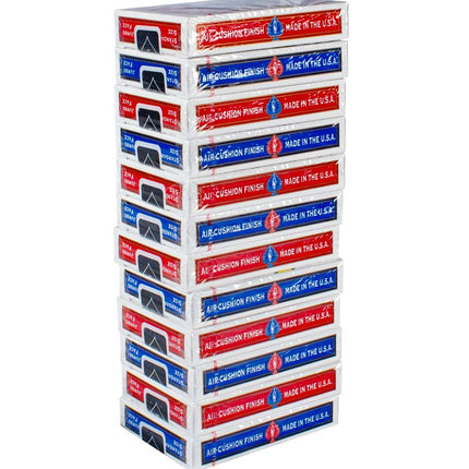 Bicycle Playing Cards, Jumbo Index, 12 Pack,Red & Blue