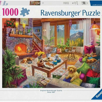 Ravensburger Cosy Cabin – 1000 Piece Jigsaw Puzzle