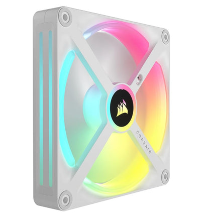 Corsair iCUE LINK QX140 RGB 140mm Magnetic Dome RGB Single Fan - White