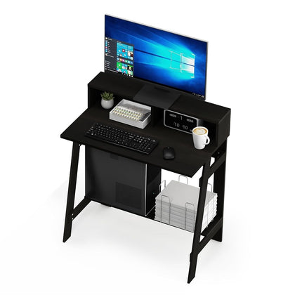Furinno Simplistic A Frame Computer Desk, Study Desk, Writing Desk, Espresso