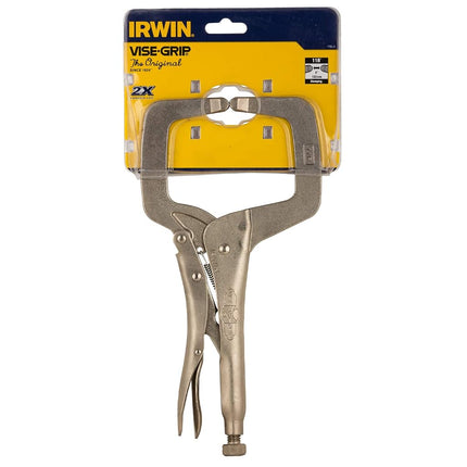 IRWIN Vise-Grip 11R Locking C Clamp Regular Tip 275mm (11in), T19EL4