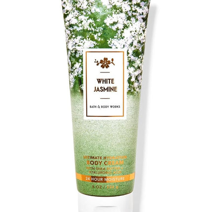 Crème corporelle hydratante suprême Bath & Body Works pour femme 225 ml (Jasmin Blanc)