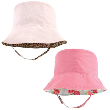 Chapeau de soleil Hudson Baby pour bébé fille, motif léopard floral menthe, 12-24 mois