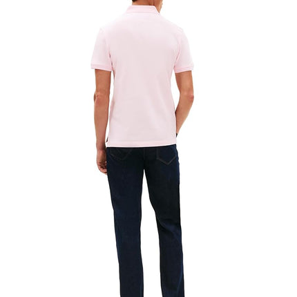 Tommy Hilfiger Men's 1985 Slim Short Sleeve Polo, Pink Lily Small