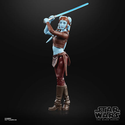 Star Wars The Black Series Aayla Secura Toy 6-Inch-Scale Attack of the Clones Collectible Action Figure, Ages 4 and Up