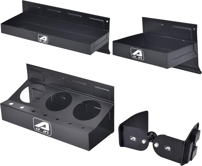 A A in 4-Piece Magnetic Toolbox Tray Set, Tray and