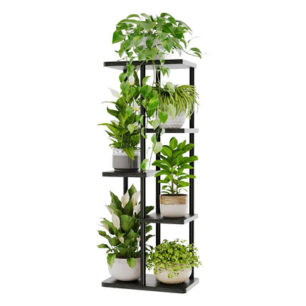 Bamworld Tall Plant Stand Indoor, Metal Plant Shel