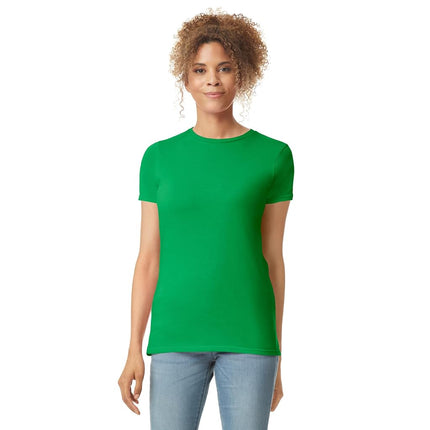 Gildan Women's Softstyle Baumwoll-t-Shirt, Stil G64000l, Multipack, Irish Green (Pack of 2), M