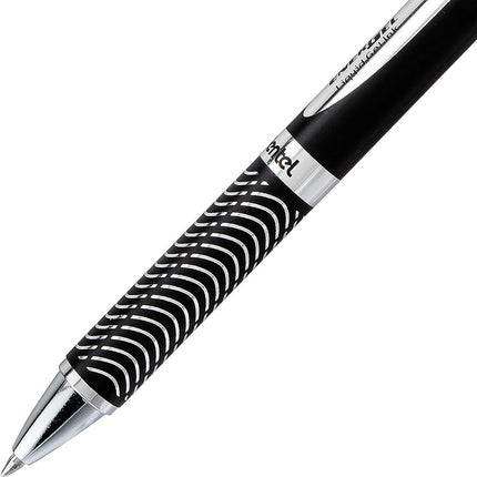 Bolígrafo de gel líquido Pentel EnerGel Alloy, línea mediana (0,7 mm), barriles surtidos