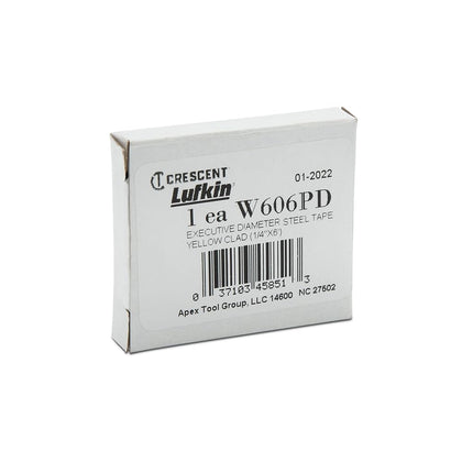 Lufkin W606PD 1/4-Inch by 6-Foot Executive Diameter Engineer's Tape