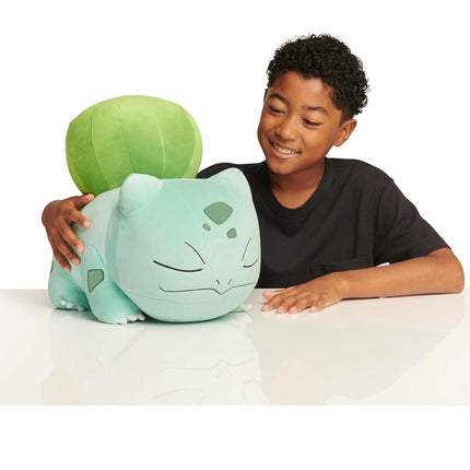 Pokémon Bulbasaur Sleeping Plush - 18 Inch Premium