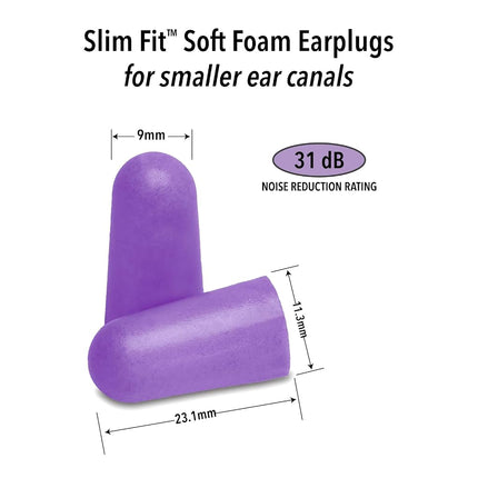 Macks Slim Fit Soft Foam Earplugs 3 Pair